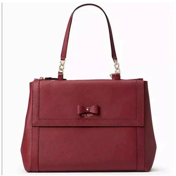 Kate Spade Leather Shoulder Bag with Bow NWOT! - Picture 4 of 11